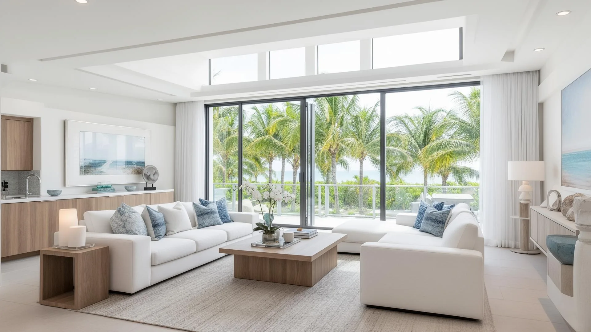Bright Florida condo interior